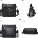 Crossbody Purse for Women, Soft Leather Shoulder Handbag Medium Size Bag with Adjustable Strap