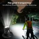 Ebike Headlight, 36V48V Waterproof Electric Bike Front Light, 3 Pin SM Connector with 75100db Loud Horn for Night Riding Ebike Bicycle Scooter Cycling Light LED, Safe & Bright & Easy Installation
