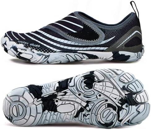 AoSiFu Water Shoes for Kids Boys Girls Aqua Socks Barefoot Beach Sports Swim Pool Quick Dry Lightweight (Little Kid/Big Kid), Size 31,35, Set of 2 AoSiFu Water Shoes for Kids Boys Girls Aqua Socks Barefoot Beach Sports Swim Pool Quick Dry Lightweight (Little Kid/Big Kid), Size 31,35, Set of 2