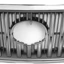 X AUTOHAUX Front Upper Hood Bumper Grille Grill for Lexus RX 330 VIN Starts with J No.5310148071 Front Bumper Kidney Grille Grill Chrome Silver Tone Black