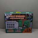 Outdoor Heated Cat House,Weatherproof and Insulated Outside Cat Shelter with Heated Pad and Cooling Pad(4 Seasons Universal),Gift Box for Cats.(Medium) (Green)