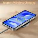 Christmas Phone Case for Google Pixel 9/9 Pro - Clear Transparent Soft TPU Case with Xmas Gingerbread Man Pattern, Cute Protective Cover for Boys Girls (6.3 Inch)