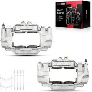 Torchbeam Front Brake Calipers Set for Toyota Tacoma 2005-2023, Toyota Tundra 2000-2006, Toyota 4Runner 2003-2009, Front Left and Front Right Calipers with Bracket Replace # 19P2984+19P2985