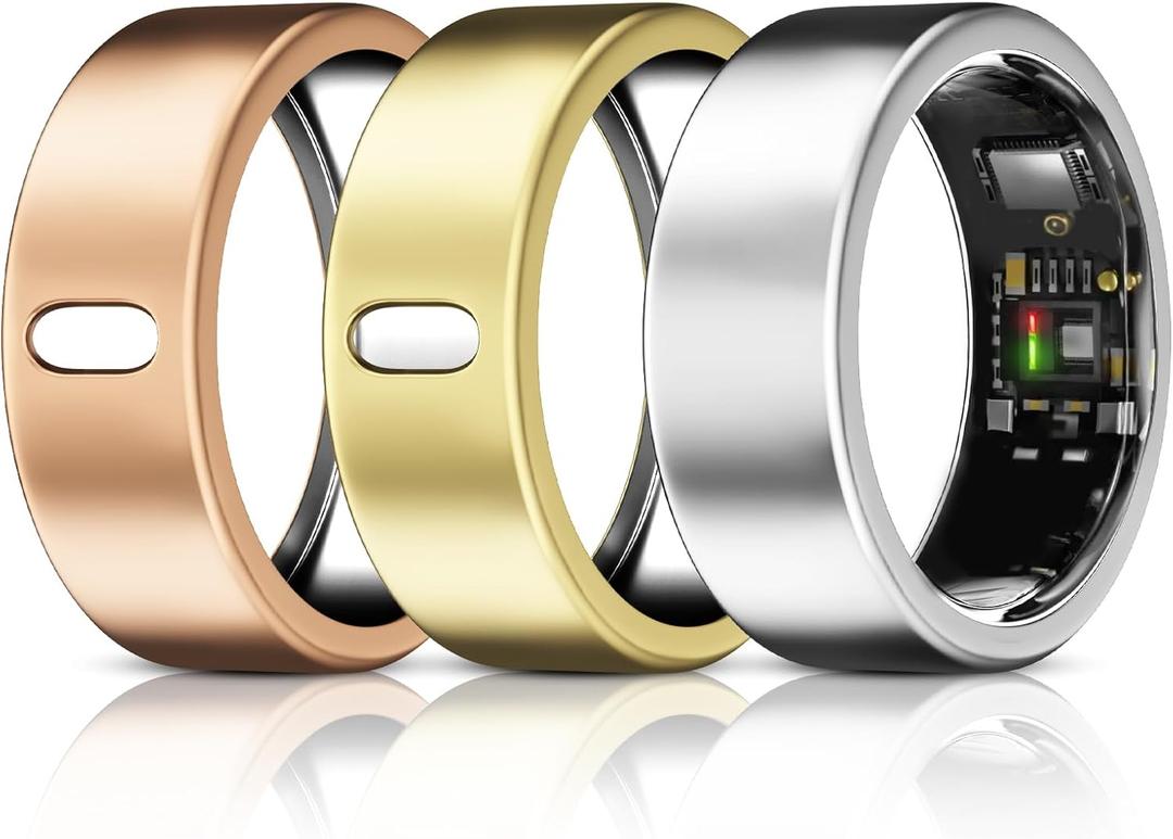 3 Pack Cover Compatible with Ultrahuman Ring Air, Surport Charging with Cover on, Anti-Scratch TPU Ultra Human Ring Protector for Women Men (Size 12, Silver+Gold+RoseGold) 3 Pack Cover Compatible with Ultrahuman Ring Air, Surport Charging with Cover on, Anti-Scratch TPU Ultra Human Ring Protector for Women Men (Size 12, Silver+Gold+RoseGold)