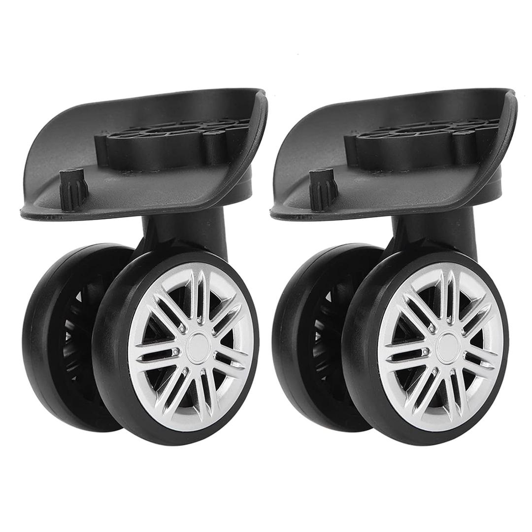 Suitcase Wheel Replacement, Mute Double Row Luggage Wheel Universal Outdoor Swivel Caster for Luggage Suitcase Trolley 2pc Suitcase Wheel Replacement, Mute Double Row Luggage Wheel Universal Outdoor Swivel Caster for Luggage Suitcase Trolley 2pc