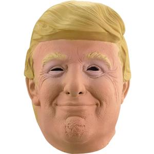 Realistic Trump Masks, Candidate Mask for American Campaigner,Old Man Latex Mask Halloween Costume Accessory Adult (Yellow)