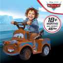 Kid Trax Toddler Disney Cars 3 Tow-Mater Electric Quad Ride-On, Kids 1.5-3 Years Old, 6 Volt Battery and Charger Included, Max Weight 45 lbs, Tow-Mater brown, Large