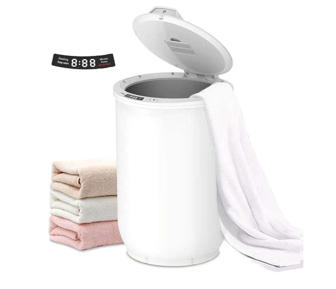 Ultra Large Capacity Towel Warmer Bucket, Rapid Heating with Timer, One-Button Digital Display Control, Safety Lock, Gifts for Him & Her, Auto Shut-Off, Fits 2 Large, Blankets, Bathrobes, PJ's