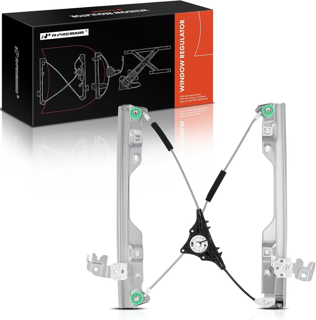 A-Premium Electric Power Window Regulator Without Motor Compatible with Infiniti FX35 FX50 2009-2012 FX37 2013 QX70 2014-2017 Front Right Passenger Side