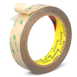 300LSE Double Sided Tape for Scrapbook 1in x 36ft, Removable Heavy Duty Double Sided Mounting Tape, Transparent Adhesive Sticky Tape for Picture Hanging Strips, Poster, LED Strips, Art Craft