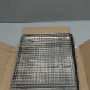 Jelly Roll Pan with Cooling Rack, Leonyo Baking Sheet Pan with Wire Rack, Commercial Stainless Steel & Nonstick Large Cookie Sheet Trays for Oven Cooking, Size 16 x 12 Inch (2 Trays + 2 Racks)