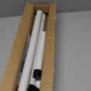 BeBecome Sliding Door Security Bar17-50 inch Adjustable Patio Door Security bar with Rubber Tips Apartment Bedroom Bottom of Door Heavy Duty Interior White