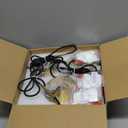 LMQNINE Natural Alabaster Pendant Lights for Kitchen Island White Marble Long Tube Chandelier 4000K Modern Gold Ceiling Light Fixtures for Bedroom Dining Room Table Living Room Hallway(S-3Pack)