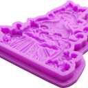 Goddess Rose Silicone Fondant Molds Flower Fairy Chocolate Baking Molds for Cake Decorating Cupcake Topper Gum Paste Candy Polymer Clay
