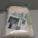 LAMIT Natural Ivory Semi Sheer Linen Curtains 84 inch Long, Cream White Light Filtering Living Room Panels Back Tab and Rod Pocket Neutral Drapes for Bedroom/Farmhouse, 2 Panels, 52 x 84 Inch