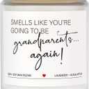 Pregnancy Announcement Gifts for Grandparents, Baby Announcements Ideas - Lavender Scented Candles, Pregnancy Reveal, You're Going to Be Grandparents Again Baby Announcement