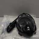 Greatever G2 Full Face Snorkel Mask with Latest Dry Top System,Foldable 180 Degree Panoramic View Snorkeling Mask with Camera Mount,Safe Breathing,Anti-Leak&Anti-Fog (Large/ X-Large, Black)