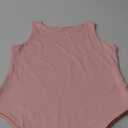 LCNBA Women's Sexy High Neck Sleeveless Bodysuit Basic Top Bodysuit Jumpsuit M