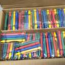Madisi Crayons Bulk Pack, Regular Size, 4 Colors, 250 Packs, 1000 Count
Crayons Bulk Individual Packs for Kids, Box of Crayons Classroom Set