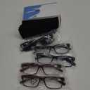 NORPERWIS Reading Glasses 5 Pairs Quality Readers Spring Hinge Glasses for Reading for Men and Women (2 Black 2 Tortoise 1sun, 1.00)
