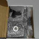 Heavy Duty Matte Finish Gate Latch,Aluminum Double Side Swinging Door Hardware Latches, Fit for Outdoor GatesFarmhouseFarmGardenShed BarnCourtyardCottagesBlack