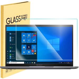 15.6" Laptop Screen Protector Tempered Glass (345x194mm/ W x H) for 15.6" HP/Dell/ASUS/Sony/Samsung/Lenovo/Acer/MSI/LG/Razer Blade 15.6" 16:9 Laptop, 9H Hardness, Anti Fingerprint, Bubble Free