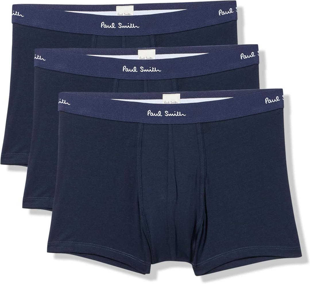 Paul Smith mens Men Trunk 3 Pack Plain (X-Large, Blue)