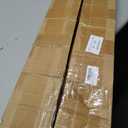 DoubleFill 2 Pcs 48" W X 72" H Outdoor Bamboo Shades, Carbon Brown