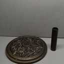 18 Inch Cast Stone w/Resin Shell Patio Umbrella Base, Bronze