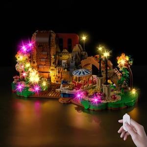 Kyglaring Light Kit Compatible with Lego Willy Wonka & The Chocolate Factory 21360 Building Blocks, Upgrade Touch Control and Dimming, Lights Only