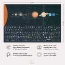 Pop Chart | The Chart of Cosmic Exploration | Large 36" x 24" Art Poster | Complete History of Solar System Exploration | Outer Space Room Decor for NASA, Astronaut, and Astronomy Fans