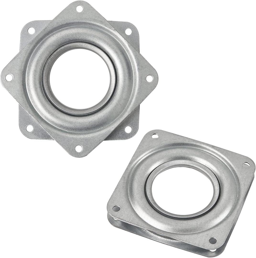 2 Pack 3" Lazy Susan Turntable 200 LBS pounds Steel Ball Bearing Rotating Tray Strong Sturdy Table Cabinet Low Profile