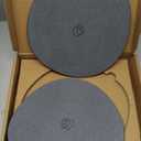 Dorai Stone Plant Pot Saucer  1 Large and 1 Small Diatomite Water-Catching Trays for Indoor Plants