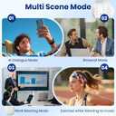 Wireless Bluetooth Earbuds, Student Bass Stereo Headphones, IPX4 Waterproof in-Ear Earphones, Suitable for teenagers Lightweight Comfortable Wireless Headphone for Phone/Listen to music (White)