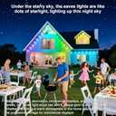 Permanent Outdoor Lights,300FT RGB Eave Light,IP67 Waterproof Lighting for House,Smart LED with App/Remote Control for Outdoor Decor,Garden Decor,Party,Holiday