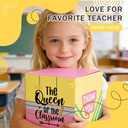 4 Pcs Teacher Appreciation Decoration Balloon Boxes Thank You Teacher Party Decorations for Teacher Appreciation Week Party Teacher Photo Prop Party Supplies