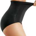 Momcozy Tummy Control Shapewear Panties, High-Waist Body Shaper, Seamless Shaping Underwear for Postpartum & Daily Dress M