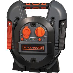BLACK+DECKER J312B Power Station Jump Starter 700 Peak Amp Battery Booster, USB Port, Battery Clamps , 9.5"D x 5.1"W x 11"H