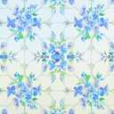 SOMWISE Frosted Glass Window Privacy Film with Tools, Heat Blocking, Anti-UV, Anti-Glare, Static Cling, Decor for Home Bathroom Door, Renter Friendly, Removable, Reusable, Blue 35Inchx157Inch