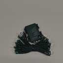 Novelty Lights 11 Feet 50 LED Warm White Christmas Mini Light String on Green Wire, 5mm Wide Angle Bulbs, Connectable, Indoor/Outdoor Decor, UL Listed