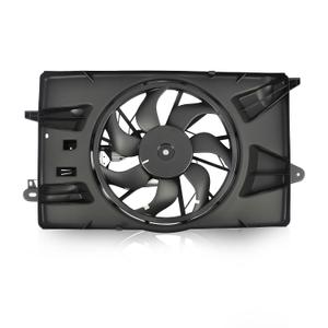 Engine Radiator Cooling Fan Assembly Compatible with 200 Cherokee 2014-2020 Replace 68197298AB 621114 623340 CH3115179 Electric Condenser Fan with Motor