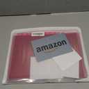 H4D 13 Pocket Expanding File Folder Organizer with Front Clear Pounch, Accordion File Organizer with Zipper Clourse, Fit for Letter Size Papers, Pink