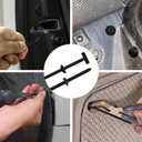 2 x 100PCS Nylon Universal Cable Tie Buckle, Automotive Clips Fastener, Self-Locking Zip Ties Holder for Car Repair, Fender Trunk Bumper Retainer, Home & Garage Use