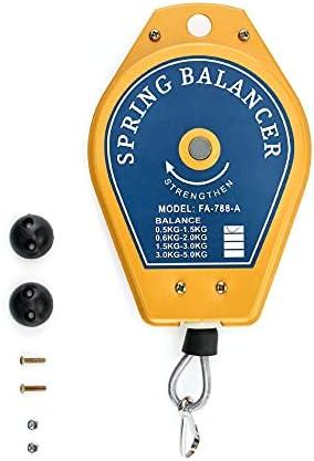 QWORK Spring Balancer, 1.5lbs - 3lbs Bearing Retractable Tool Fixture Holder for Assembly-line