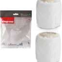 Shop-Vac 90115 Dacron Cloth Filter Replacements for Most Shop-Vac Wet/Dry Vacuum Cleaners 5 Gallon and Above, 9011500, 2 Pack