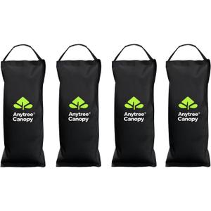 2 x Anytree-Sand Bags Canopy Weights for Canopy Legs(Without Sand),88LB, 4-Pack, Sand Bags for Gazebo Legs, Pop UP Canopy Tent Weights,