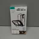 ESR for iPhone 16 Pro Case with Stand, Camera Control Button Compatible with MagSafe, Full-Body Military-Grade Drop Proof Case with Built-in 9H+ Tempered Glass Screen Protector, Clear Black