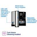 Tork Matic Hand Towel Roll Dispenser with Intuition Sensor, Stainless Steel, Image, H1, One-at-a-Time Dispensing, Wall Mount, 461202