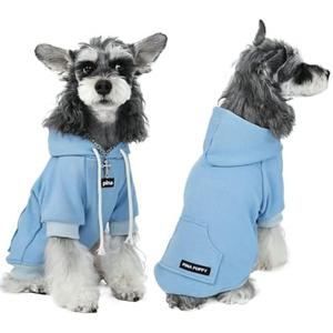 PINA Dog Hoodie,Dog Sweatshirt Soft Warm, Medium, Blue