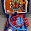 4 in 1 Basketball Hoop for Kids 1-3, 3-5, Toddler Basketball Goal and T Ball Set, Adjustable Basketball Hoop, Indoor Outdoor Sports Toys, Birthday Gifts for Kids Boys 1 2 3 4 5 Years Old